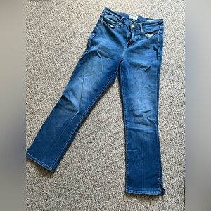 Frame le high straight jeans